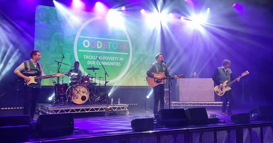 PaulDoherty___'s tweet photo. Best feeling in the world being on stage with The Vals again. This was made even better by the fantastic audience at @Foodstock__. An incredible coming together of people from across our city with a shared focus of showing solidarity with families this winter. Community in action https://t.co/GaePuLu95V