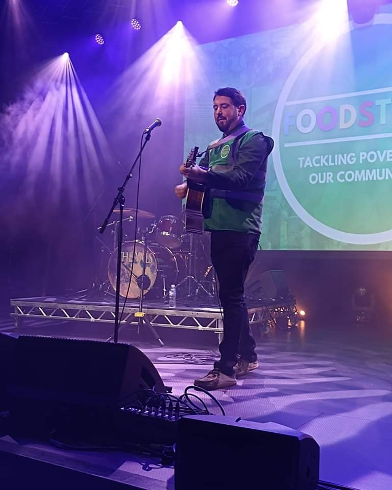 PaulDoherty___'s tweet photo. Best feeling in the world being on stage with The Vals again. This was made even better by the fantastic audience at @Foodstock__. An incredible coming together of people from across our city with a shared focus of showing solidarity with families this winter. Community in action https://t.co/GaePuLu95V