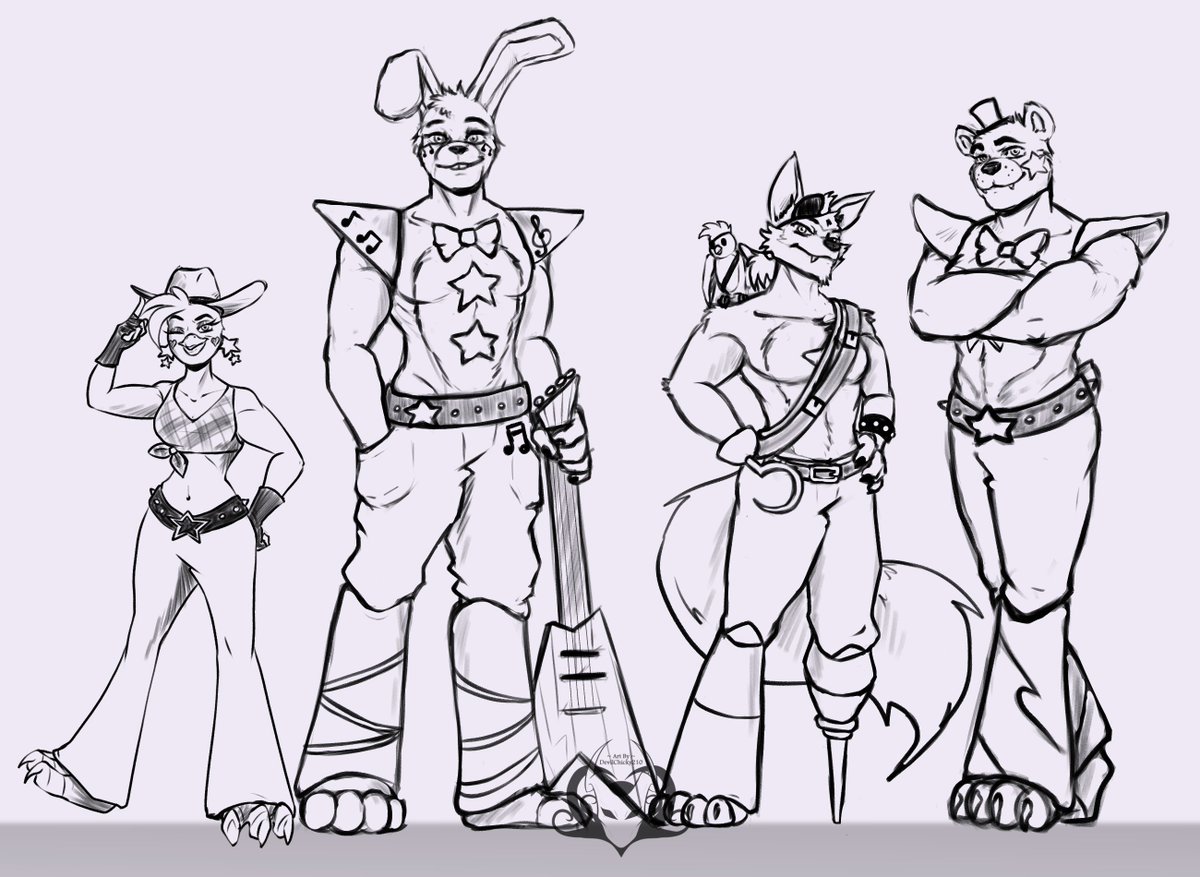 DevilChicky210's tweet photo. Big quick sketch commission for @XianosChaos

✨The GlamStars ✨

#fnaf #glamstar https://t.co/3k58Pl70wf