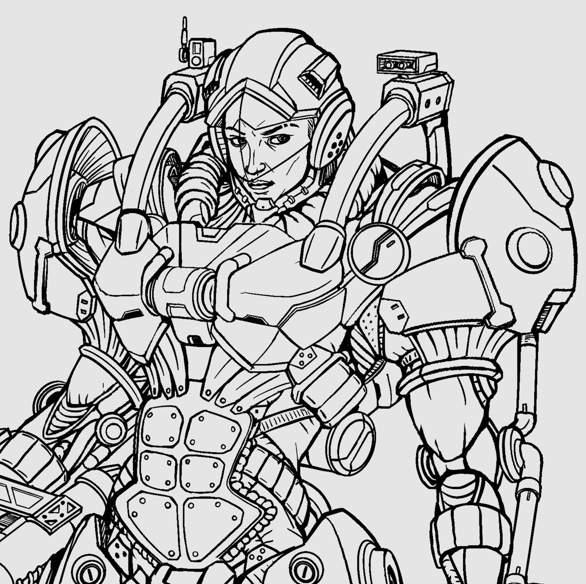 zeroduber's tweet photo. re-imagine Samus from Metroid, as an older veteran/space explorer in a not so distant future #Samus #samusaran #metroid #MetroidDread #fanart #Nintendo #supermetroid #alien #drawing #Sketching #ComicArt #Space #astronaut https://t.co/L7QmjNmY9D