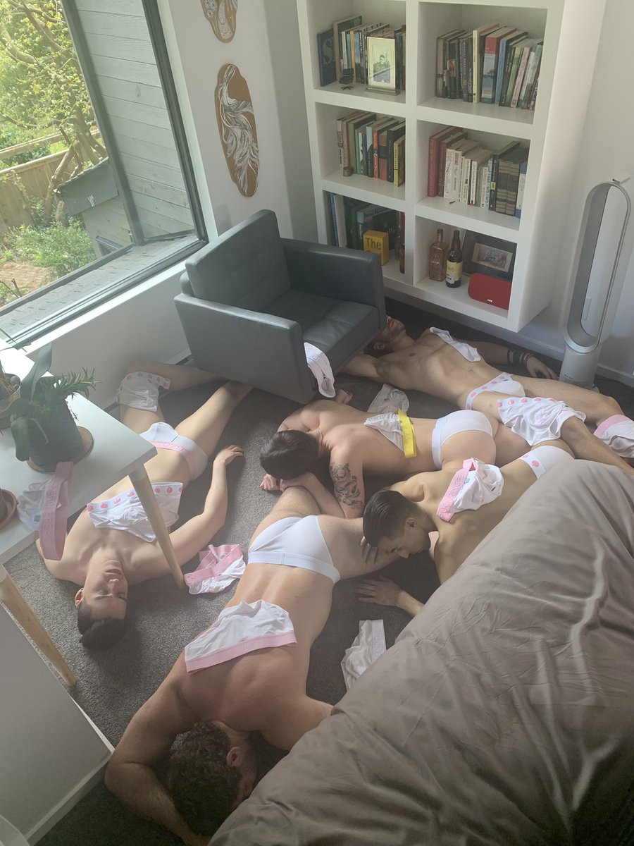 puckeringpeach's tweet photo. Waking up the next morning after a long, busy night! The Boys are slowly coming back to life after the Puckering Peach Photoshoot 🌈😈🔥 #puckeringpeach #gayboy #twink #underwear #xoxo #underwearfetish #LGBTQ #dailyjock #shopnow https://t.co/sFoYFIRteo