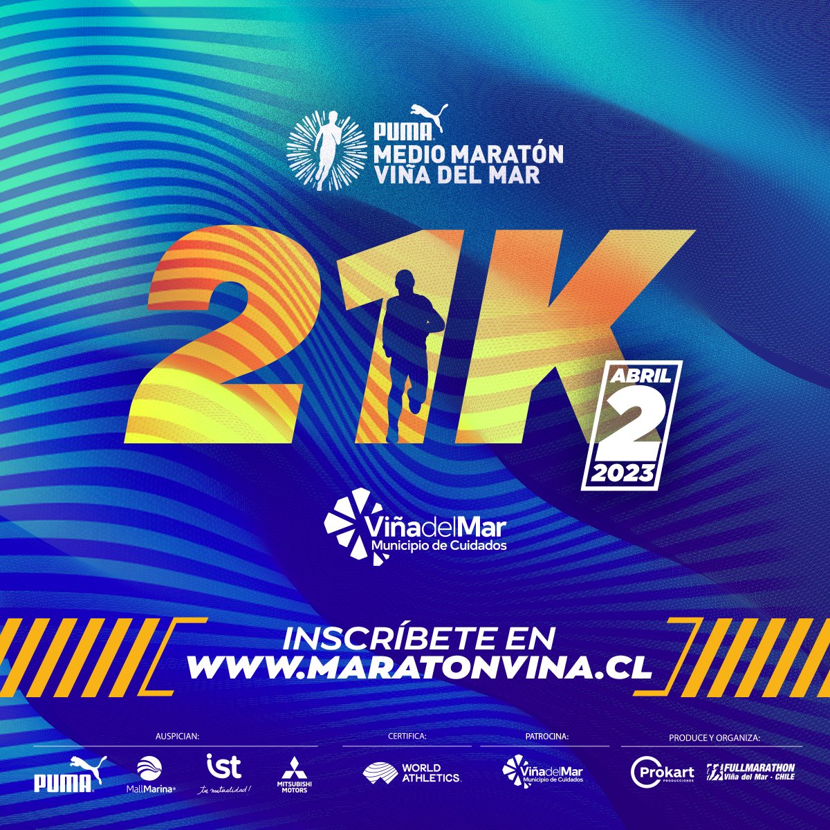 ¡Es cierto! Porque una vez al año no es suficiente, el 2 de abril 2023 llega el #MedioMaratón de #PumaMaratónDeViña, para disfrutar de 21K por el borde costero . ¡Inscríbete ahora en maratonvina.cl!