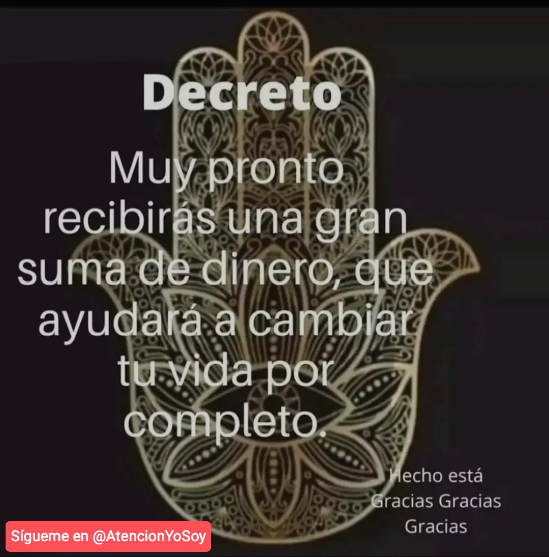 AtencionYoSoy's tweet photo. 🙏✨💫🌞Tip Abundancia🌞💫✨🙏

Decreto de abundancia.

*Regálame un Hola si me lees* https://t.co/i8bqPJhQMm