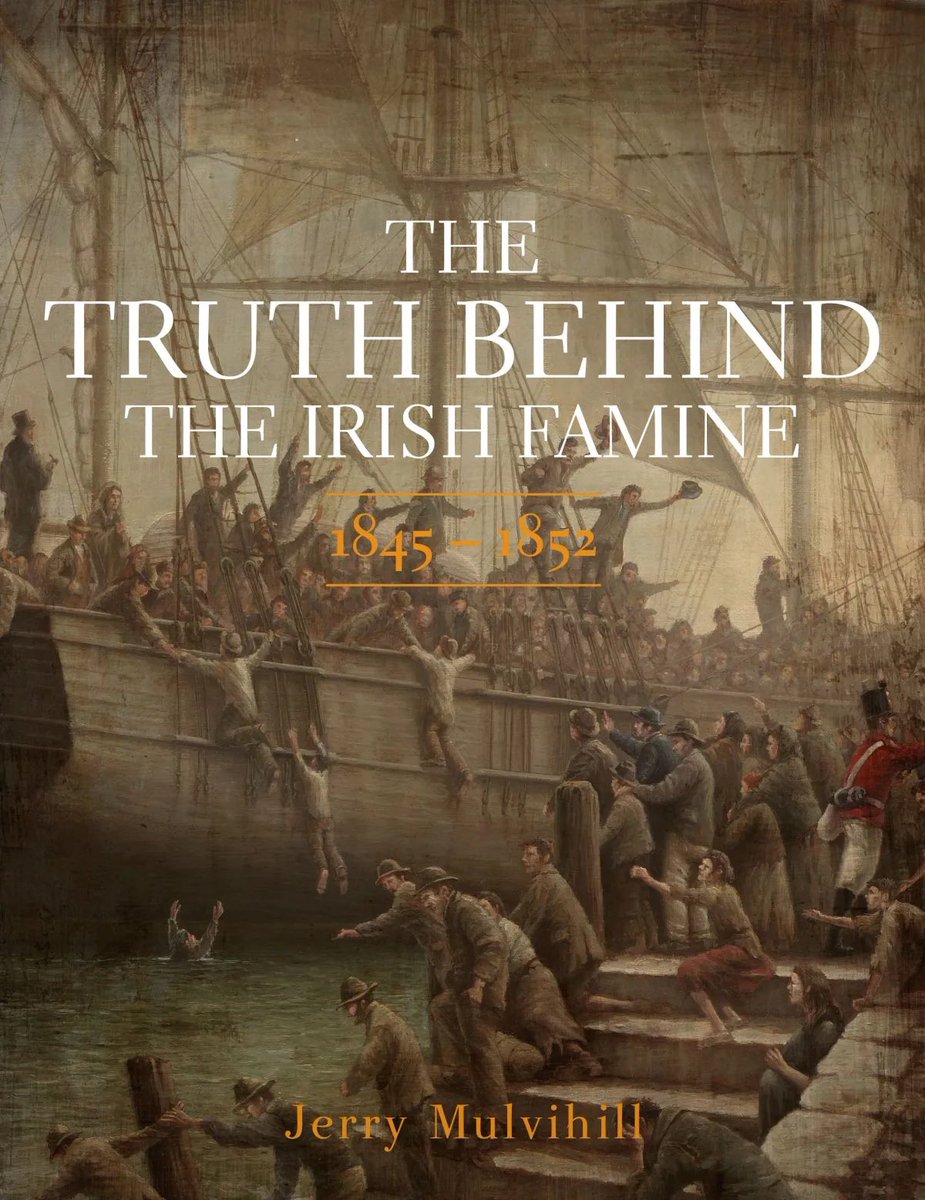 health or feed their families. To make matters worse the intense labour did little to advance the country with useable structures. From the Book: The Truth Behind The Irish Famine: Signed copies at jerrymulvihill.com #ireland #history #genocide 2/2