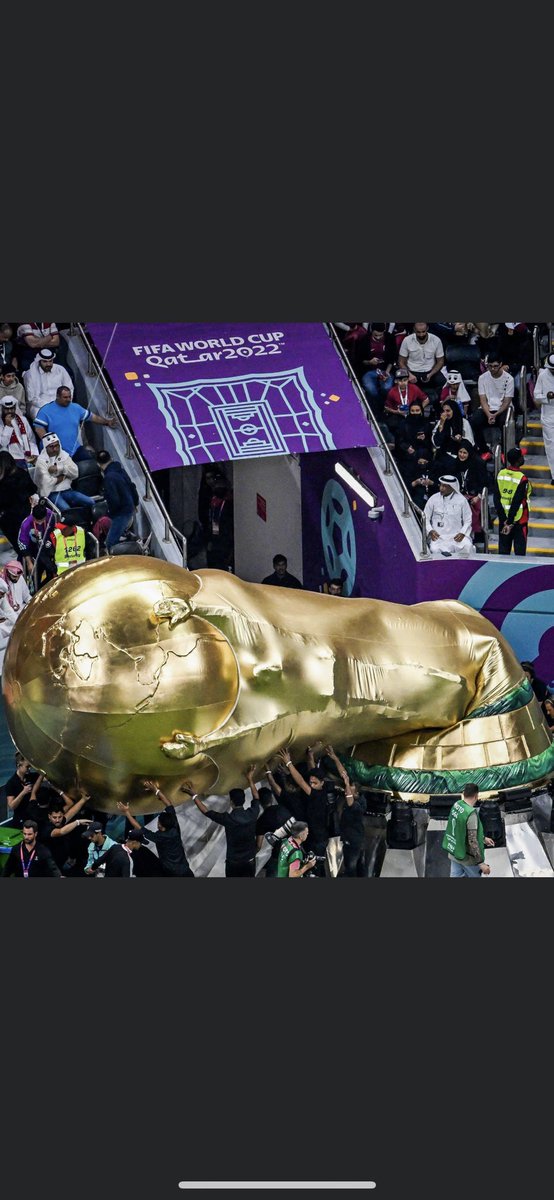 It’s…it’s inflatable filth that’s what it is..#FIFAWorldCup #QatarWorldCup2022 #phoenixnights #peterkaytour