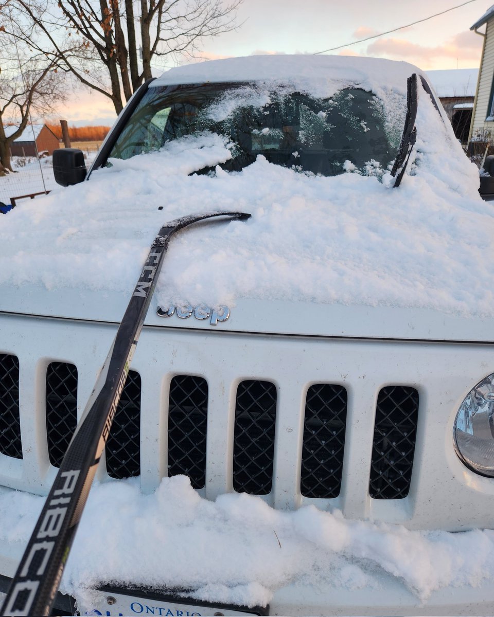 The real problem with this method is my son is a lefty and I'm a righty

 #Hockey #HockeyParent