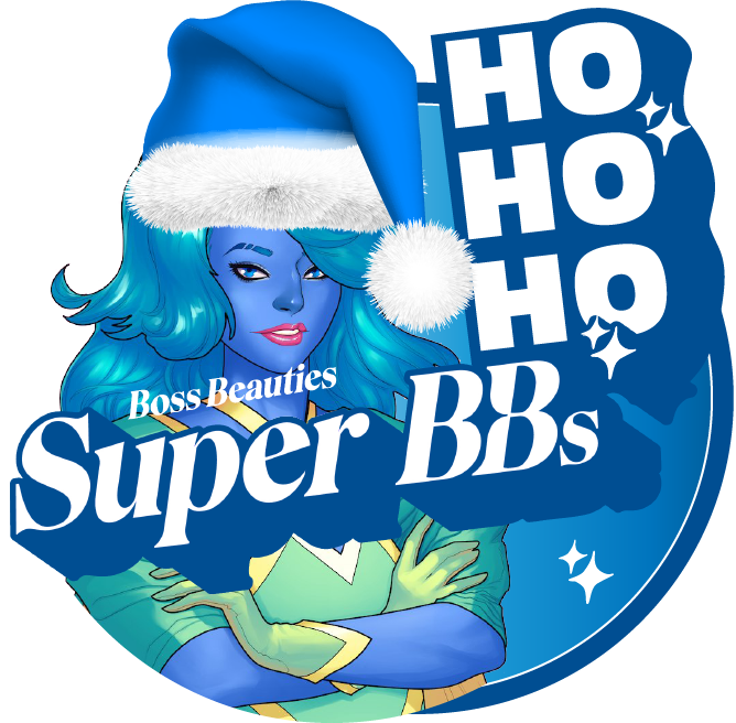 bibiartislife's tweet photo. My BB design 1/12 for the #BBHolidaySeason - Holiday Stickers Contest, yayyy! @BossBeauties - Powerful Santa๐ lets go! #SuperBBs https://t.co/Vln6wFh8q8