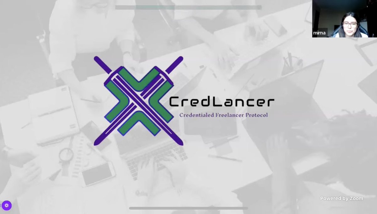 momack28's tweet photo. #CredLancer is an on-chain credential system for freelancers. Smart contract payouts for project completions and more. https://t.co/ZbB7d5Clan