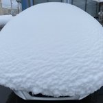 まるで雪見だいふく!？真冬の新潟で車を放置するとこうなる。