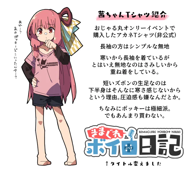 茜ちゃんTシャツ紹介2 #VOICEROID #琴葉茜 
