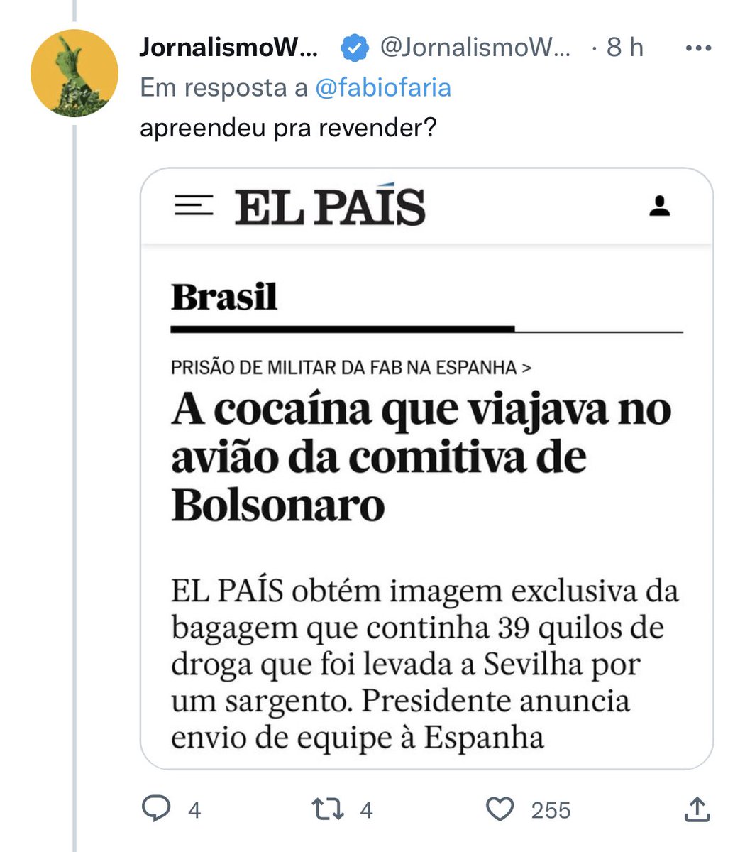 O bunda mole do <a href="/fabiofaria/">Fábio Faria</a> ocultou minha pergunta.