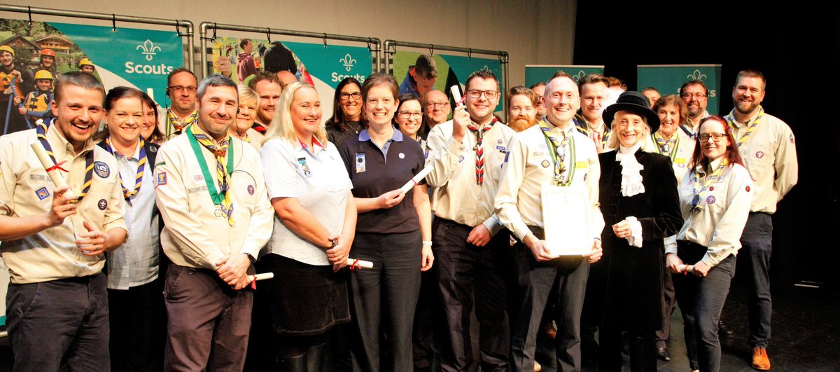 So proud that <a href="/SheriffCheshire/">High Sheriff of Cheshire</a> presented The <a href="/Chamboree/">Chamboree</a> 2022 Team &amp; I with an award 🏆 for having made ‘An exceptional contribution to the County of Cheshire’, she said “There was so much variety and such great opportunities for the young campers - The enjoyment was palpable…”🤩