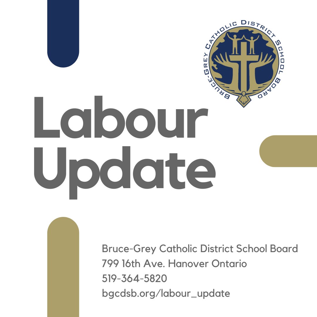 As you may have already heard, a negotiated tentative collective agreement has been reached between CUPE and the Province of Ontario. Therefore schools will be open tomorrow Monday, November 21, 2022.  We are thankful that both sides were able to reach a negotiated settlement.