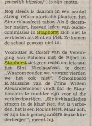 MartijnSiemes's tweet photo. Zo dacht men in 1983 in #Staphorst over #Sinterklaas en zijn #Piet. #traditie (Via #Delpher) https://t.co/mLGmZkXyWR