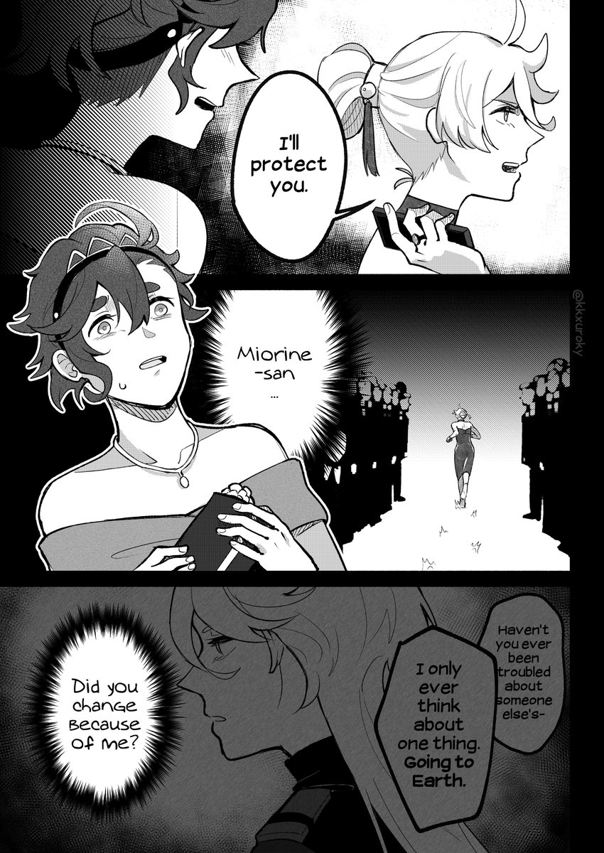 kkxuroky's tweet image. Because she's that girl's bride #G_Witch #水星の魔女