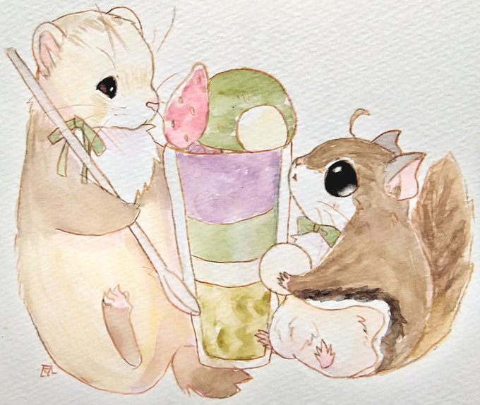 「hamster squirrel」 illustration images(Latest)