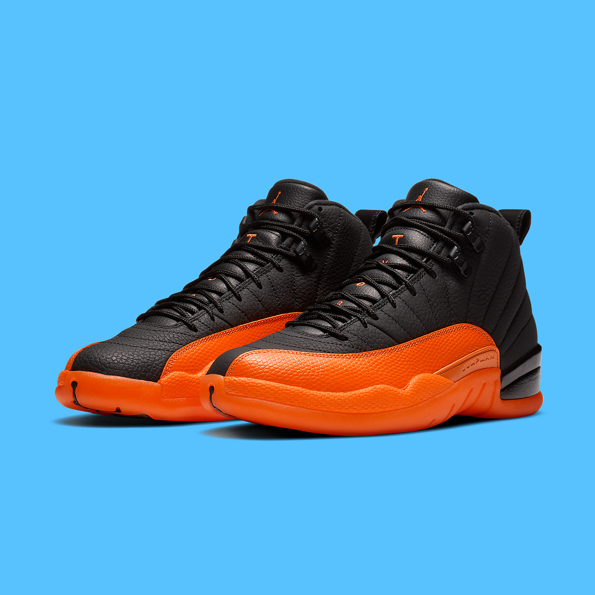 Jordan 12's brillant orange on feet｜TikTok Search