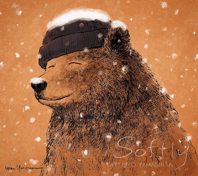 ヤマザキがイラストを手がけた三方背ジャケット版山下達郎「SOFTLY」ウィンター・パッケージ只今発売中同じくヤマザキの描いたサンタクマ三方背ジャケット版「クリスマス・イブ」2022クリスマス・パッケージは12月13日より発売 