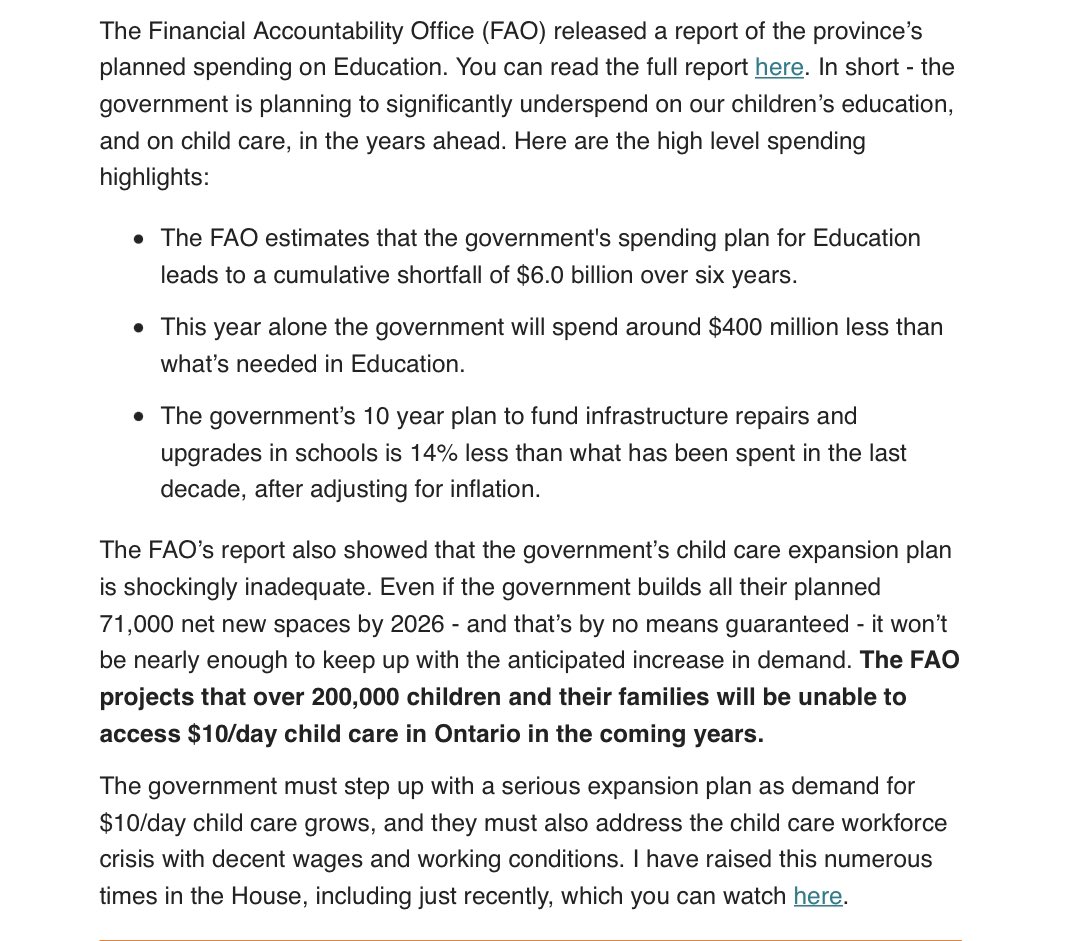 <a href="/PamMcCauley4/">Pam McCauley</a> <a href="/ColinDMello/">Colin D'Mello | Global News</a> 400 million MORE in cuts this year that has nothing to do with the CUPE workers. It will be across the whole education budget. They will not help they are not for anyone but themselves. #FireLecce