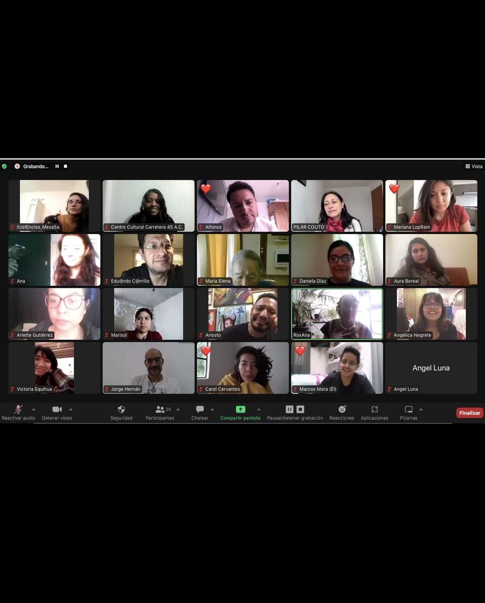 ¡Hoy concluimos con éxito el Cuarto Módulo del Diplomado de Artes escénicas: Rompiendo fronteras! 🤩

Agradecemos a la profesora Pilar Couto por su gran trabajo y a todos los alumnos, por su amor a las Artes Escénicas. ♥️🎭

#Carretera45 | #RompiendoFronteras | #SERTULL | #RECIO