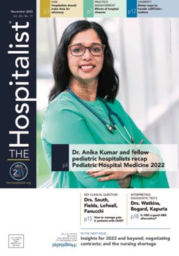 Karen Murray (@karenmurraymd) on Twitter photo If there was any question about the leadership of Pediatric Hospital Medicine by <a href="/CleClinicKids/">Cleveland Clinic Children’s</a>, check out the November issue of ‘The Hospitalist’; Dr. Anika Kumar, you make us so proud! If there was any question about the leadership of Pediatric Hospital Medicine by <a href="/CleClinicKids/">Cleveland Clinic Children’s</a>, check out the November issue of ‘The Hospitalist’; Dr. Anika Kumar, you make us so proud!