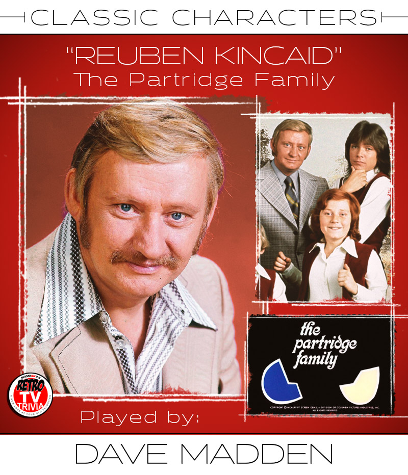 GoldenRageofTV1's tweet photo. Dave Madden as #ReubenKincaid #thepartridgefamily #goldenrageoftv #classictv #retrotvtrivia https://t.co/GtLPJGdp9i
