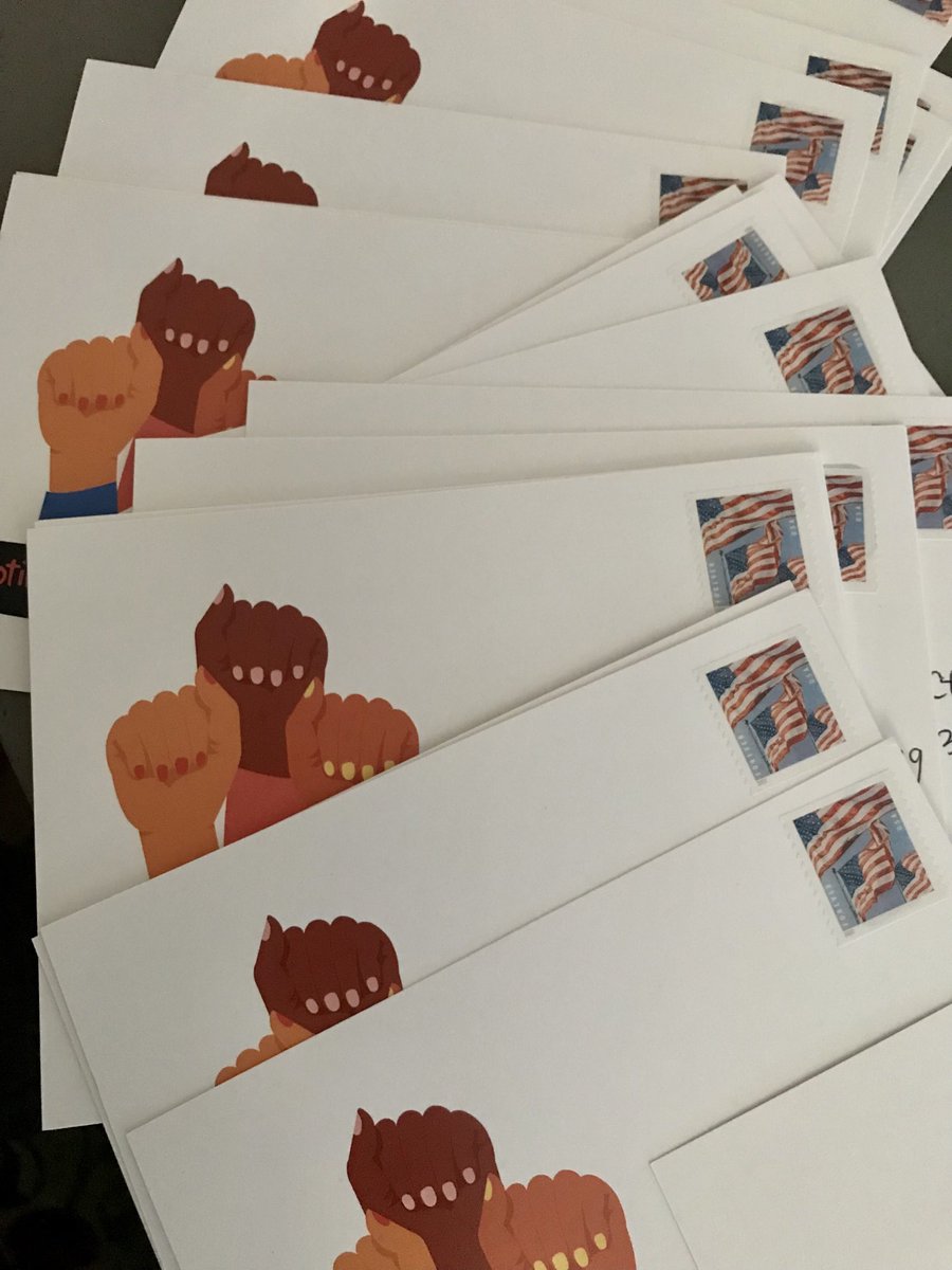 Run2blockchaos's tweet photo. Last batch of postcards for the runoff in Georgia ready to mail. #activateVote https://t.co/cJdrqterqu https://t.co/61X6tgSxCh