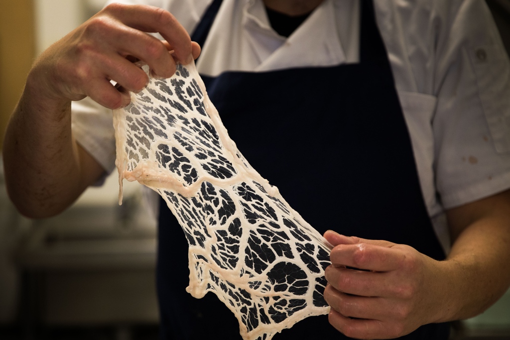 Using thin, lacy caul fat is a classic charcuterie technique to wrap protein, keeping it in shape and basting as it is cooked. Our terrines wouldn't be the same without it.⁠
⁠
#charcuterie #foodie #terrine #food #smallbusiness #handmade #shopsmall #instafood #delicious
