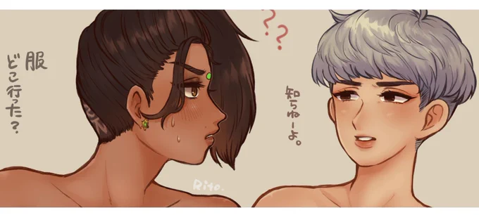 🔧と✈️(R-15/裸)

塗りの練習!2人の体格差を考える…💭💭💭
https://t.co/YoHJSj9yZX 