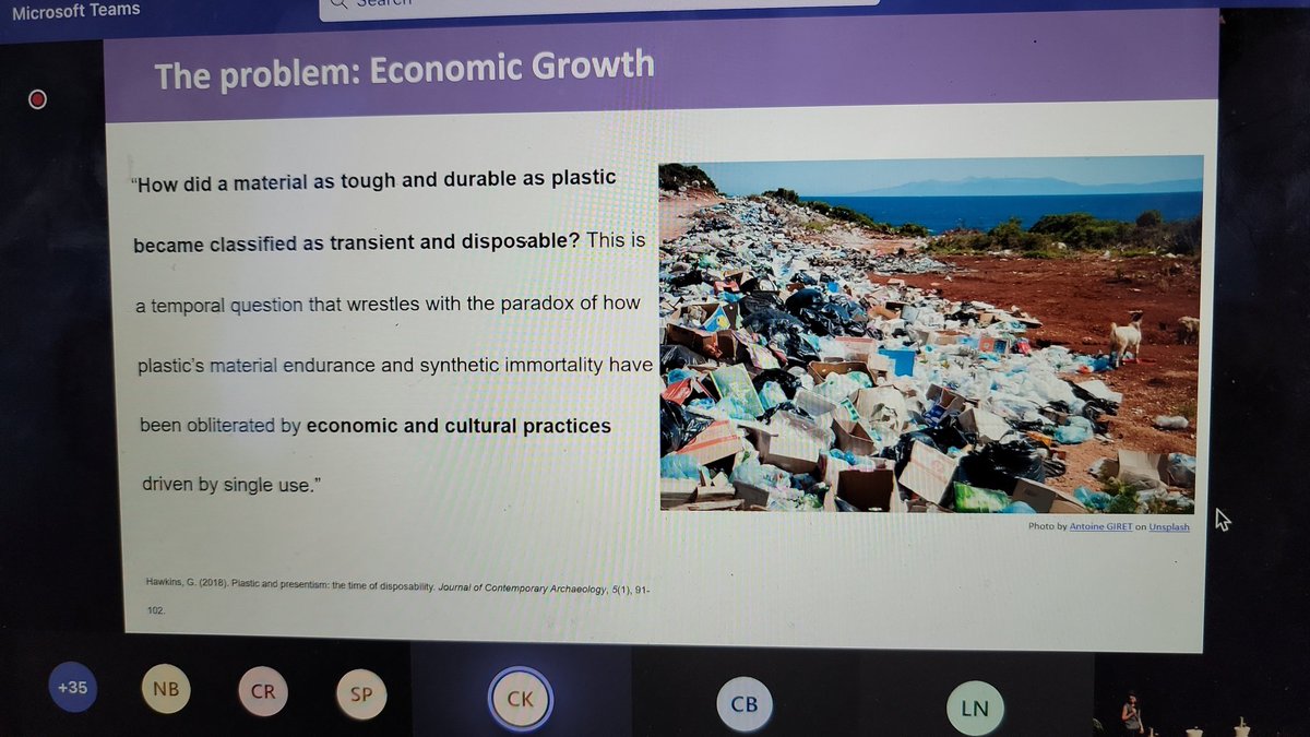 JaydeLovell's tweet image. The problem with the word #anthroprocene is that it assumes all people impact the world equally.
@SabrinaChakori says it should maybe be called the #capitalprocene
Or even the #necrocene: the age of death and extinction as a result of capitalist accumulation.
@NewkindWorld