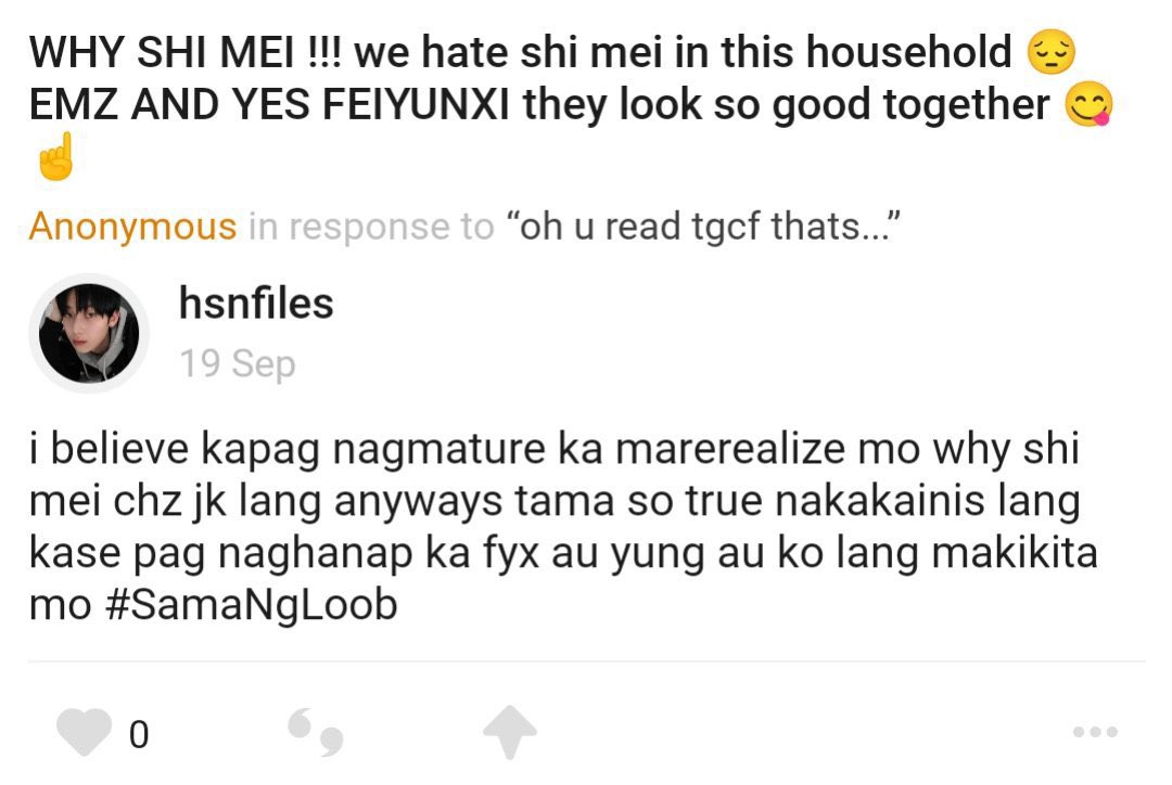 cuntwothree's tweet photo. dami mo namang katauhan marin aka @hsnfiles aka @xeansiao  ☹️ (red is the bf. my friend was following him before they found out they’re the same person) https://t.co/gECsje8ezN
