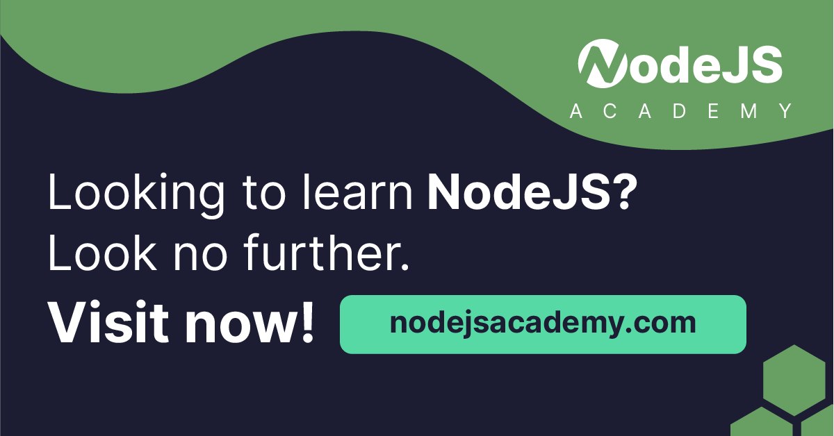 nodejs_academy's tweet photo. Looking to learn NodeJS! Enroll in our upcoming weekend BootCamp!!

#NodeJS #javascript #backend #Bootcamp 

https://t.co/vmkjLHWuwX https://t.co/7cksOXh6XV