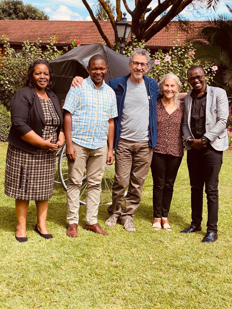 Our team, last week, together with Prof. David Haddad and Prof. Claire Fialkov of William James College, Massachusetts. This was during a consultative meeting to discuss on ways of improving and impacting more teenage girls with the Always Keeping Girls In School Program (AKGIS).