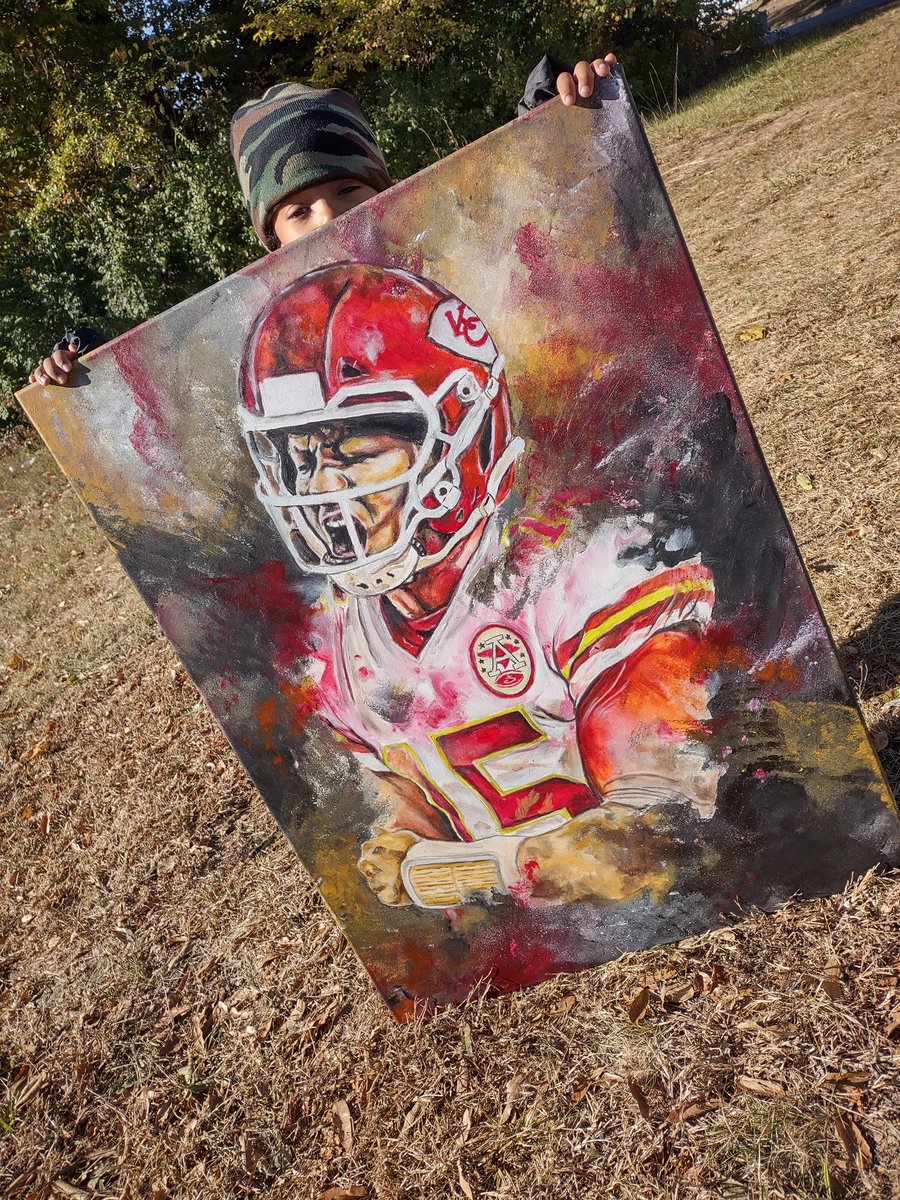 Congratulations <a href="/PatrickMahomes/">Patrick Mahomes II</a> <a href="/Chiefs/">Kansas City Chiefs</a> artwork by me