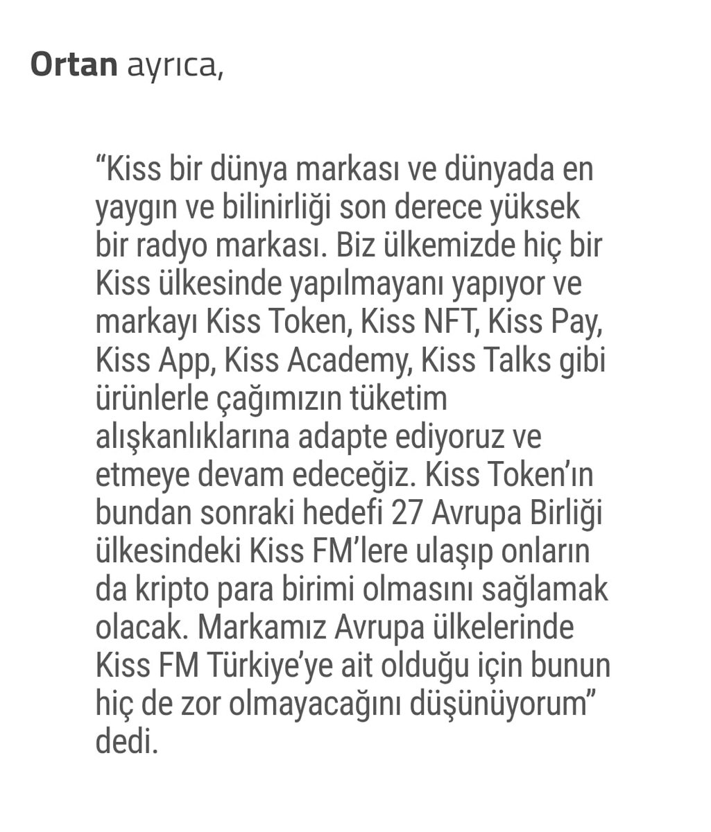 TokenKiss's tweet photo. 27 Avrupa ülkesinde patent başvurusu onaylanan #kisstoken ile ilgili çıkan son haberlere göz atmak ister misiniz? #kissfm #kissfmtr https://t.co/hEvQeBLzdf