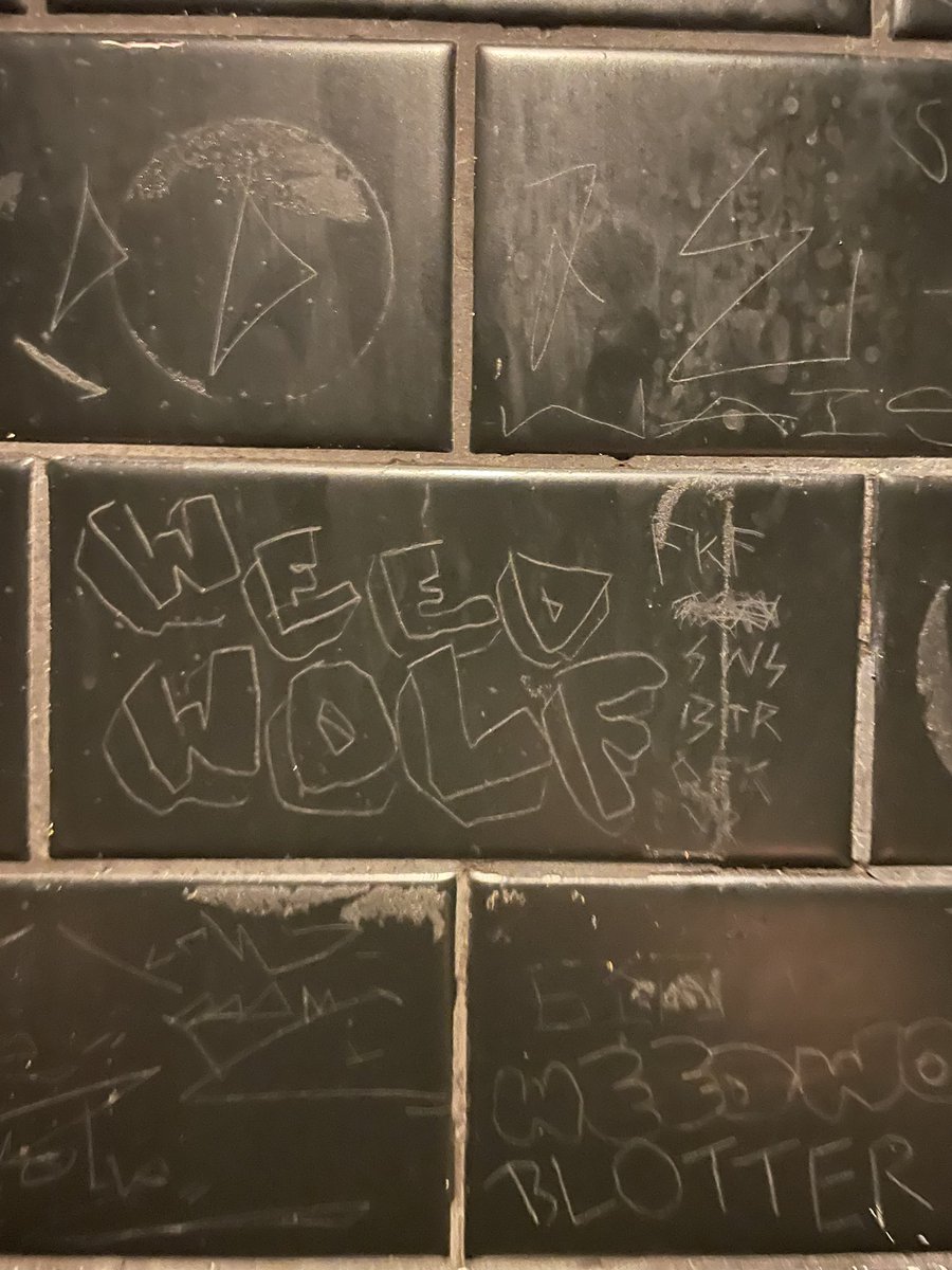 Before this place goes down in flames, can the Weed Wolf reveal himself? Been tracking this tag across multiple cities for such a long time.