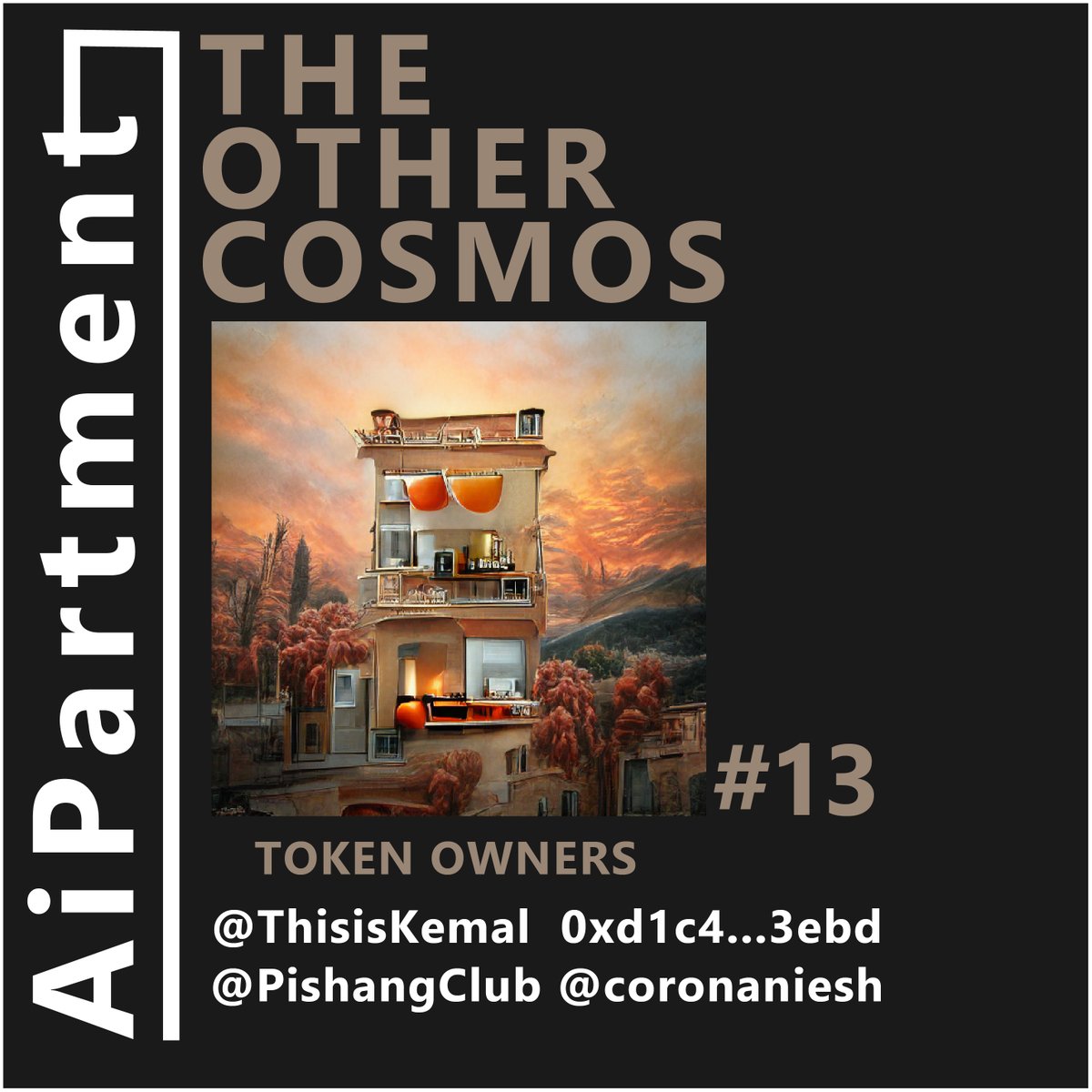 sqhaihigher's tweet photo. Here's an update after the Pentas Shilling Session last week, @ThisisKemal_  got himself 2 Aipartments! Aipartment 10 &amp; 13🚀 A step forward to realize our end goal ~ Want to be neighbors with our collectors? https://t.co/sC4O7aUTqD