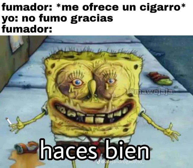 SrLuchoPortuano's tweet photo. ¿Alguna vez han fumado? https://t.co/4SwSo15vbq