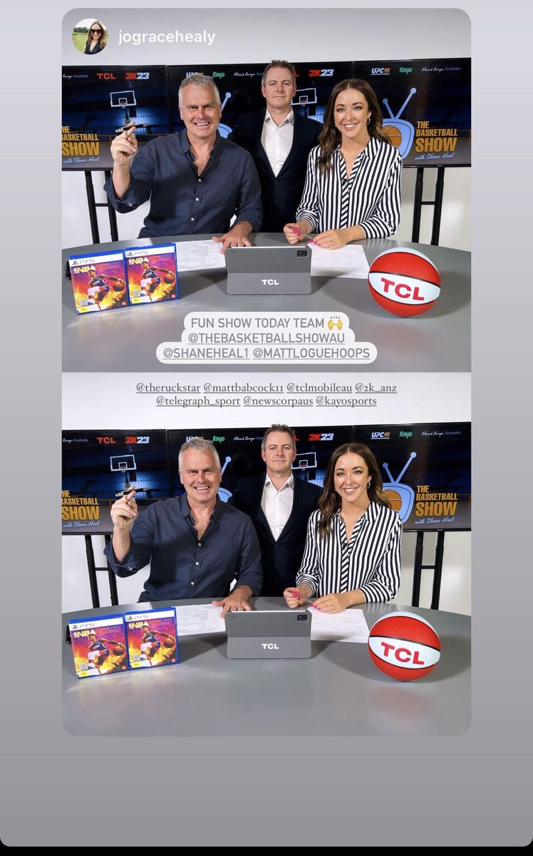 Massive Basketball show today <a href="/BasketballAu/">The Basketball Show 🇦🇺</a> lots of very interesting conversations!👀 will the hawks be relocated? Who’s making the decisions behind the coaches challenges🤷🏼‍♂️ <a href="/jogracehealy/">joanna grace healy</a> <a href="/derekrucker5/">Derek Rucker</a> <a href="/mattlogue7/">Matt Logue</a>