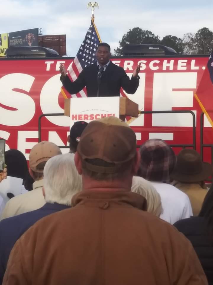 At the @HerschelWalker rally in Carrollton, Georgia today... @ScottPresler 
#RunHerschelRun
#HerschelWalkerForSenate
