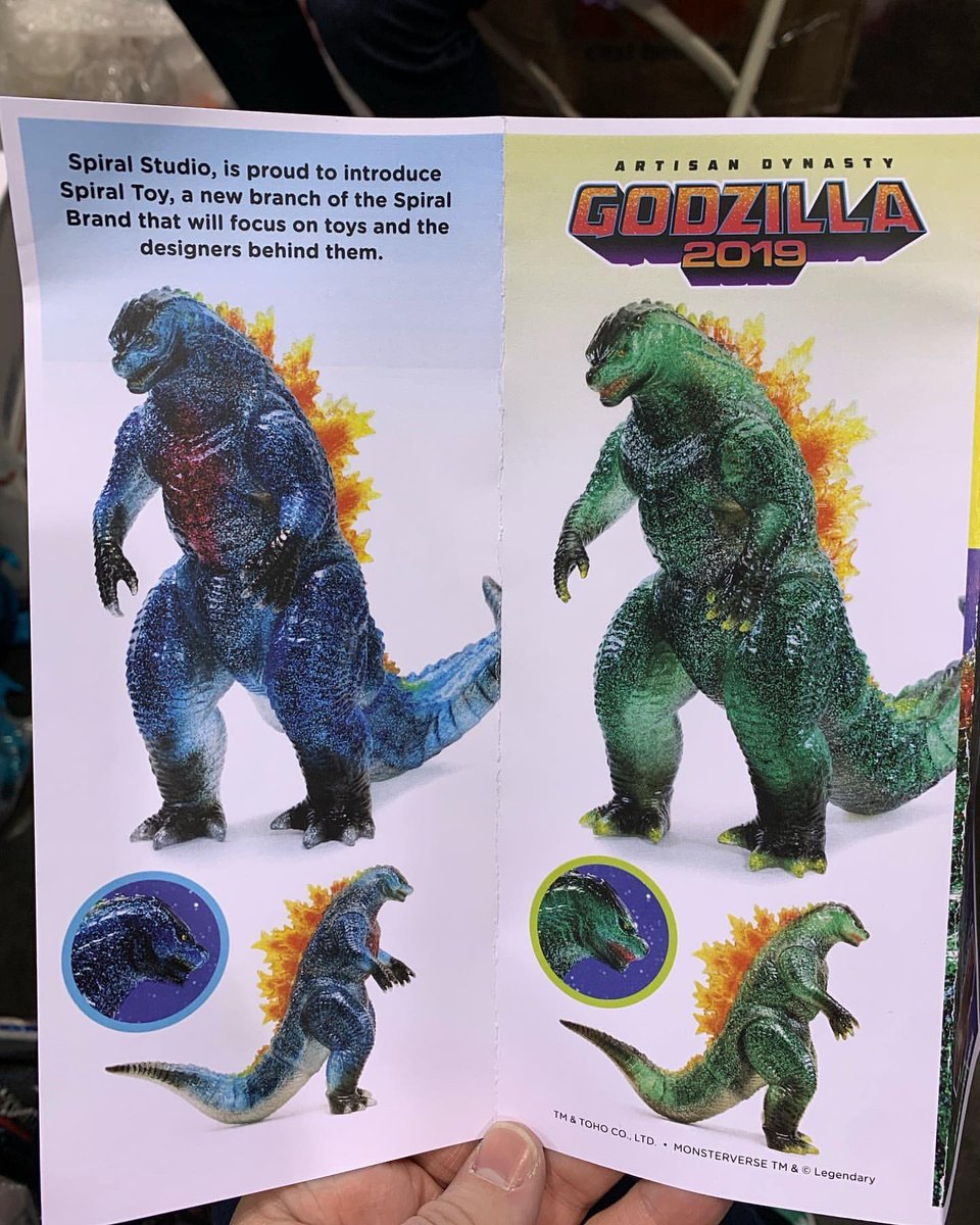 KaijuLiveTV's tweet photo. #spiraltoy #dcon #DCON2022 #godzilla #sofubi #marmit #designercon2022 https://t.co/Bpq4ZrtH4Q