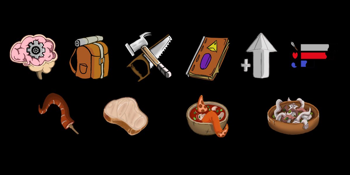 DivinationCha0s's tweet photo. Some item and UI icons I am working on for a project https://t.co/tXZ6jXzdus