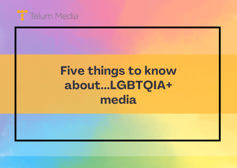 TelumMedia's tweet photo. 🇦🇺 In today's Australia Alert, out at noon, Telum chats to @MonSchafter and @RosiePentreath
about five things to know about LGBTQIA+ media https://t.co/igELJTYT2P https://t.co/i4JdFKmzi8