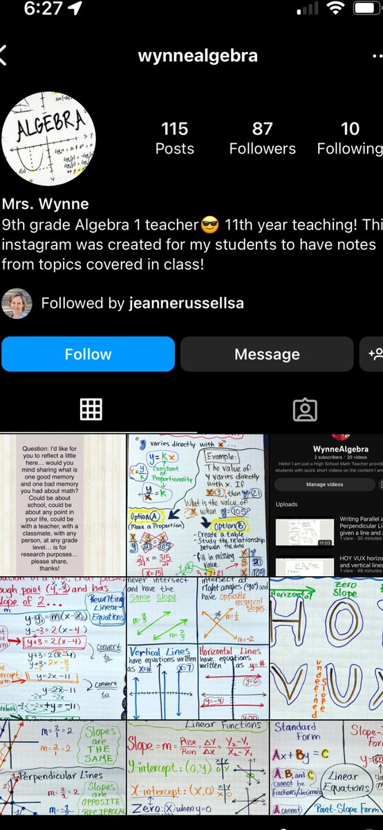 NISDCASTTeach's tweet photo. Day 3/9:  Grateful for our Math Teacher - Ms. Wynne - who adapts her lessons to the needs of all students w/ anchor charts, problem solving tasks, Instagram posts &amp; even YouTube tutorials. Learning can be accessed at anytime and from anywhere. #Accessibility #learnleadteach https://t.co/yYQpMeoY1W