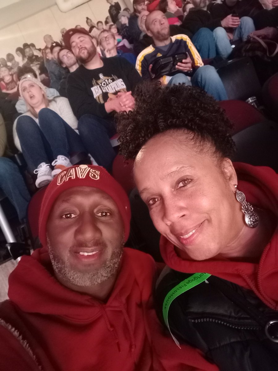 dcmarbury's tweet photo. #Datenight #LetEmKnow ##teamMarbury LET'S GO CAVS https://t.co/xVopNyVLCO