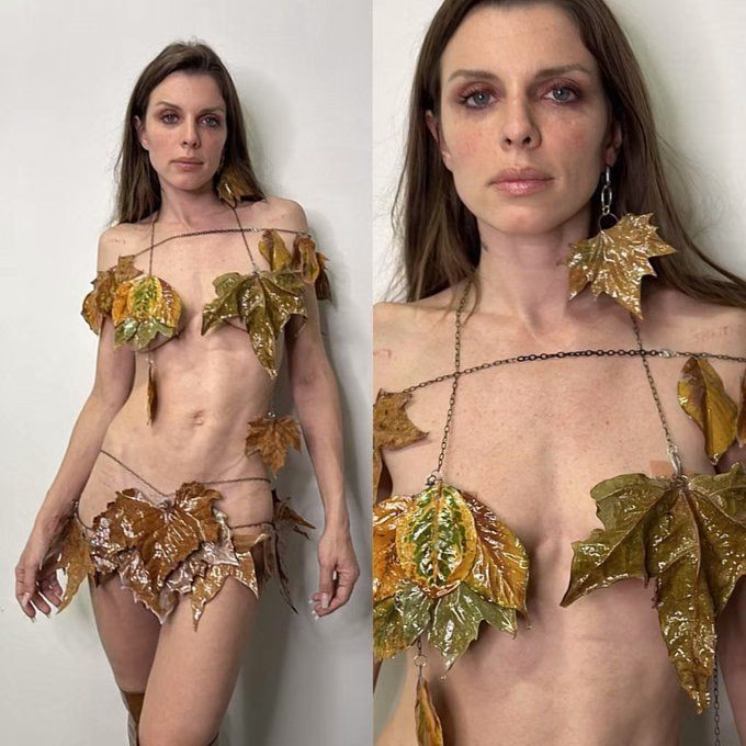 Bingemonkeycom's tweet photo. Julia Fox showcases her toned physique in a revealing dress constructed entirely out of REAL leaves: 'Anything can be clothes ladies'
https://t.co/3eg3ZrHMPp
#bingemonkeycom #bingemonkey #movies #newmovies #bestmovies #hdmovies #freemovies #moviescenes #moviestars #JuliaFox https://t.co/0oirVekpmE