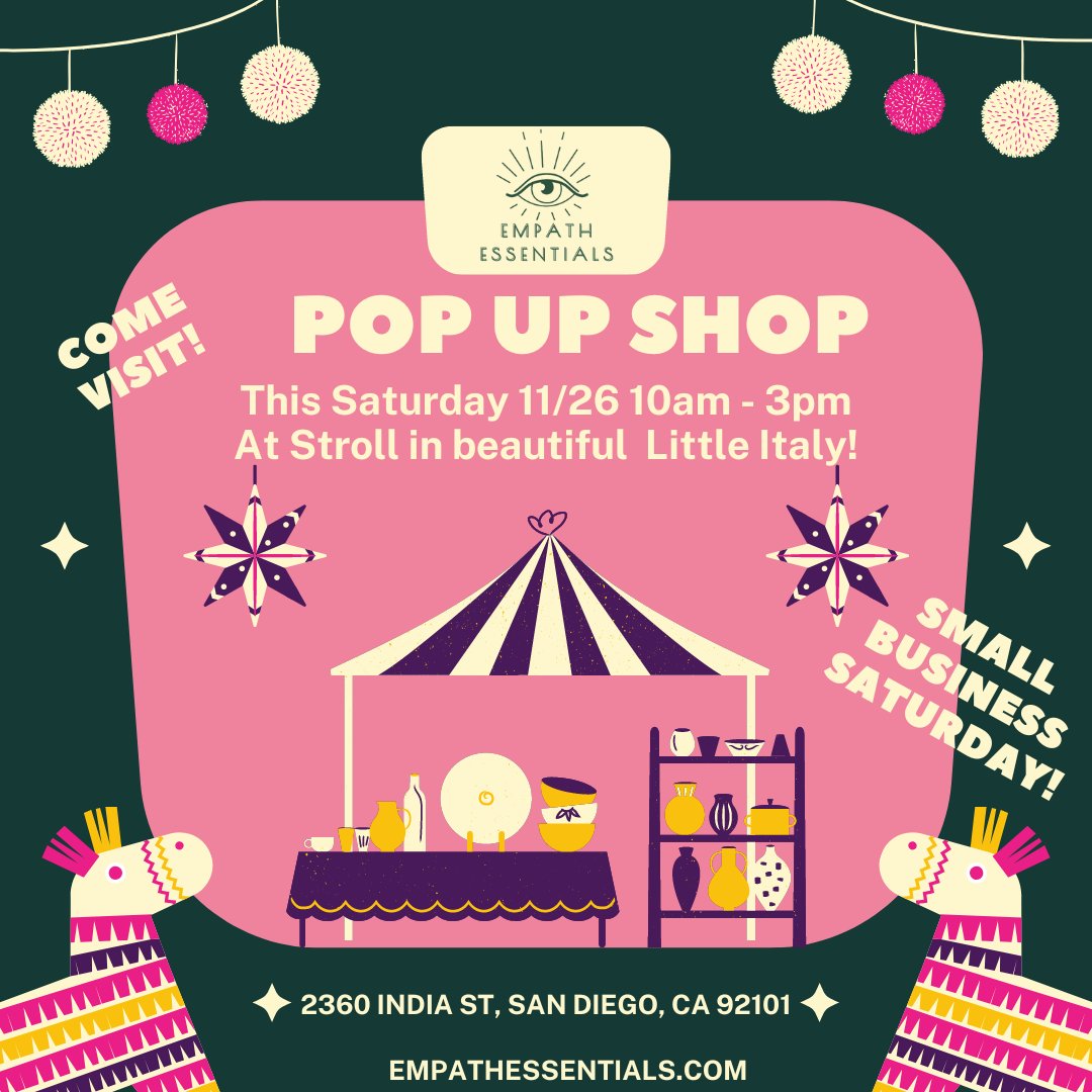 MpathEssentials's tweet image. It's all happening! This Saturday, 10-3, Little Italy, Small Business Saturday! Come say hi!