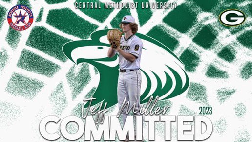 I am very excited to announce my commitment to Central Methodist University to continue my academic and athletic career! I want to thank all of my coaches, friends and family for all of their support and help along the way. <a href="/Prospects_NE/">Nebraska Prospects Baseball Club</a> <a href="/gretnabaseball/">Gretna Baseball</a> @CMU_BASEBALL