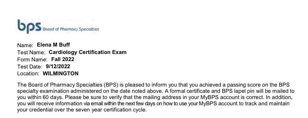 Elena Buff Wellen (@elenabuff) on Twitter photo Did I even pass my boards if I don’t post about it?? 🙃
BCCP ✅ Did I even pass my boards if I don’t post about it?? 🙃
BCCP ✅