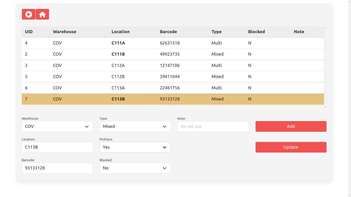 gebsystems's tweet photo. Slowly but surely getting everything lined up to finally implement the ability to fulfil orders (aka picking).

Also each operator can use the system in a different language (if the translation exists 🙃)

Video:
https://t.co/CmyXoVzlXF

#gebwms #github #opensource #startup #php https://t.co/K1gZzS8w7Y
